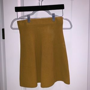 Zara mustard skirt